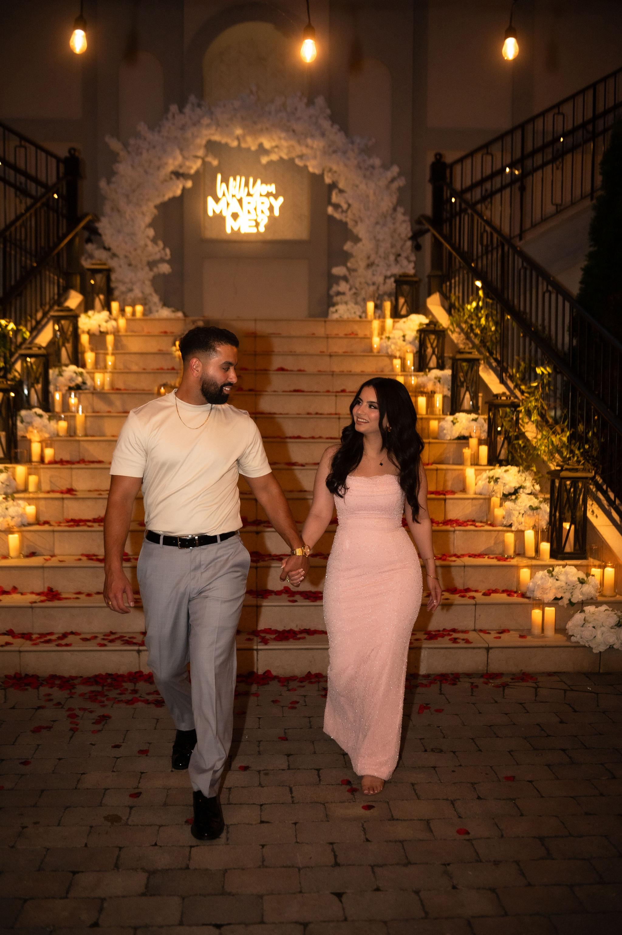 Unforgettable Surprise Proposal at Harpeth Hotel in Downtown Franklin, TN
